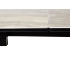 Стол IVAR 180 MARBLES KL-80 Серый мрамор, итальянская керамика, ®DISAUR в Режи - rezh.mebel24.online | фото 2