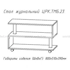 Стол журнальный №23 в Режи - rezh.mebel24.online | фото 4