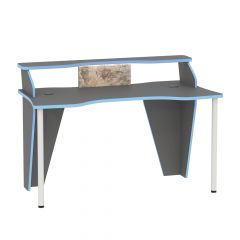 Стол компьютерный 12.61 Индиго в Режи - rezh.mebel24.online | фото