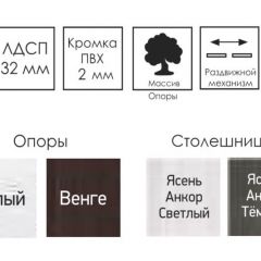 Стол раскладной Ялта (опоры массив резной) в Режи - rezh.mebel24.online | фото 8