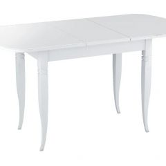 Стол раскладной со стеклом (опоры массив резной) "Хоста" в Режи - rezh.mebel24.online | фото 4