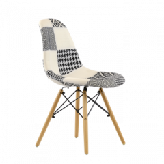 Стул Barneo N-12 Patchwork черно-белый в Режи - rezh.mebel24.online | фото