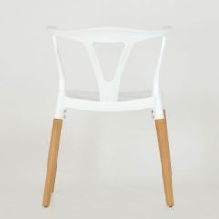 Стул Barneo N-218 Wishbone интерьерный кухонный белый в Режи - rezh.mebel24.online | фото 2