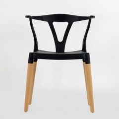 Стул Barneo N-218 Wishbone интерьерный кухонный черный в Режи - rezh.mebel24.online | фото 3