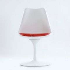 Стул Barneo N-8 Tulip style белый с красной подушкой в Режи - rezh.mebel24.online | фото 2
