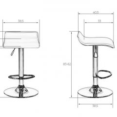 Стул барный DOBRIN TOMMY LM-3013 (серый) в Режи - rezh.mebel24.online | фото