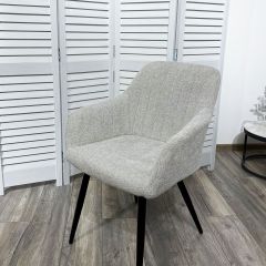 Стул BRANDY WZ2042-19 галечный серый фактурный велюр/ черный каркас М-City в Режи - rezh.mebel24.online | фото 5