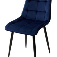 Стул CHIC BLUVEL-86 NAVY BLUE / черный каркас М-City в Режи - rezh.mebel24.online | фото