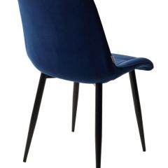 Стул CHIC BLUVEL-86 NAVY BLUE / черный каркас М-City в Режи - rezh.mebel24.online | фото 3