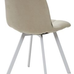 Стул CHILLI SQUARE UF860-01B бежевый, ткань/ белый каркас М-City в Режи - rezh.mebel24.online | фото 2