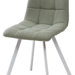 Стул CHILLI SQUARE UF860-11B мятный, ткань/ белый каркас М-City в Режи - rezh.mebel24.online | фото