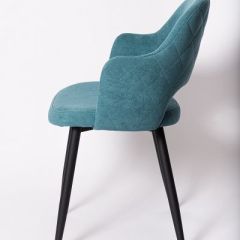 Стул К-14 бирюзовый/черный в Режи - rezh.mebel24.online | фото 3
