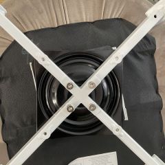 Стул MAVERICK 360 град. поворот. BLUVEL-40 BEIGE/ белый каркас, М-City в Режи - rezh.mebel24.online | фото 5