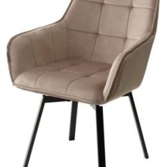Стул MAVERICK 360 град. поворот. BLUVEL-40 BEIGE/ черный каркас, М-City в Режи - rezh.mebel24.online | фото