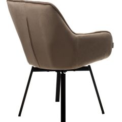 Стул MAVERICK 360 град. поворот. BLUVEL-40 BEIGE/ черный каркас, М-City в Режи - rezh.mebel24.online | фото 2