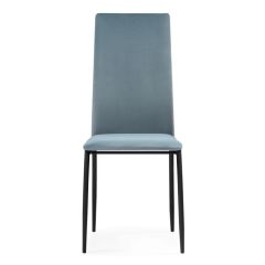 Стул на металлокаркасе Tod light blue / black в Режи - rezh.mebel24.online | фото