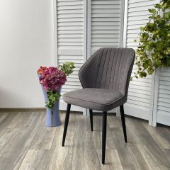 Стул VENA, цвет B28 Темно-серый, велюр / черный каркас М-City в Режи - rezh.mebel24.online | фото 5