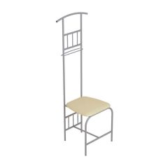 Стул-вешало См13 Экокожа жемчужный в Режи - rezh.mebel24.online | фото