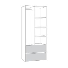 Торонто Шкаф для одежды 13.333 в Режи - rezh.mebel24.online | фото 2