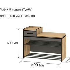 ОЛЬГА-ЛОФТ 5 Тумба в Режи - rezh.mebel24.online | фото 4