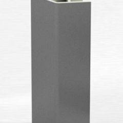 Угловое соединение для цоколя 135 гр. h150 мм (Алюминий, Белый, Черный, Сономаый) в Режи - rezh.mebel24.online | фото 1