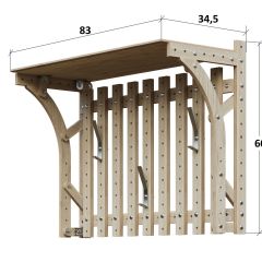 Вешалка Конструктор Арт.В830-1 в Режи - rezh.mebel24.online | фото 2