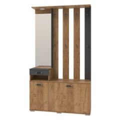 Вешалка с зеркалом НКМ Бостон Секция 7 в Режи - rezh.mebel24.online | фото