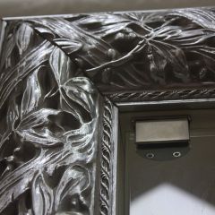 Зеркало большое Тиффани Premium черная/серебро (ТФ/02(П) в Режи - rezh.mebel24.online | фото 4