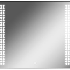 Зеркало Cosmo 90 black с подсветкой Sansa (SC1051Z) в Режи - rezh.mebel24.online | фото