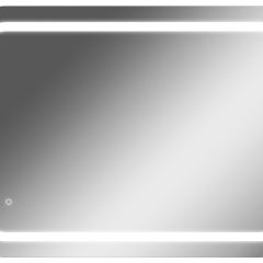 Зеркало Elis 100 white с подсветкой Sansa (SEe1045Z) в Режи - rezh.mebel24.online | фото