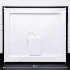 Зеркало Even 80 black с подсветкой Sansa (SE1055Z) в Режи - rezh.mebel24.online | фото 3