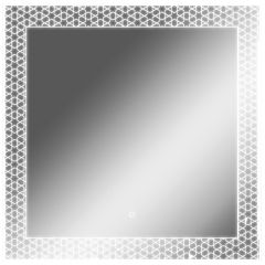 Зеркало Манила 700х700 с подсветкой Домино (GL7052Z) в Режи - rezh.mebel24.online | фото