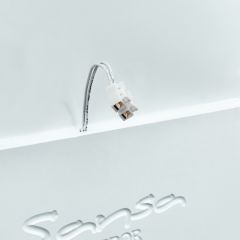 Зеркало Moon 72 white с подсветкой Sansa (SMo1046Z) в Режи - rezh.mebel24.online | фото 5