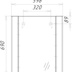 Зеркало Optima 60 Домино (DO1902Z) в Режи - rezh.mebel24.online | фото 8