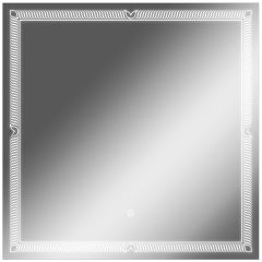 Зеркало Паликир 700х700 с подсветкой Домино (GL7051Z) в Режи - rezh.mebel24.online | фото
