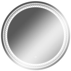 Зеркало Прая 700х700 с подсветкой Домино (GL7048Z) в Режи - rezh.mebel24.online | фото