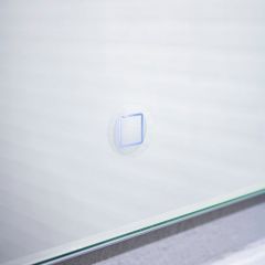 Зеркало Quadro 100 alum с подсветкой Sansa (SQ1019Z) в Режи - rezh.mebel24.online | фото 5