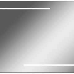 Зеркало Ray 90 black с подсветкой Sansa (SR1036Z) в Режи - rezh.mebel24.online | фото