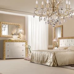 Зеркало Тиффани Premium слоновая кость/золото (ТФ/01(П) в Режи - rezh.mebel24.online | фото 2