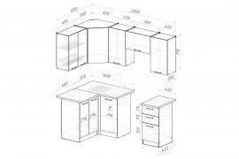 АЛЬБА Кухонный гарнитур Оптима 5 (1200*2000 мм) в Режи - rezh.mebel24.online | фото 2