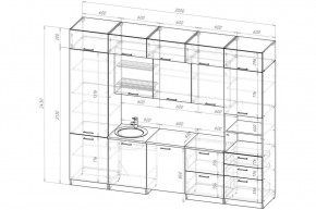 АНТИКА Кухонный гарнитур Экстра 5 (3000 мм) в Режи - rezh.mebel24.online | фото 2