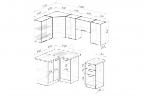 АСАЯ Кухонный гарнитур Оптима 5 (1200*2000 мм) в Режи - rezh.mebel24.online | фото 2