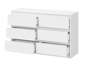 АЙДЕН КМ06-1200 Комод 6 ящиков (белый) в Режи - rezh.mebel24.online | фото 2