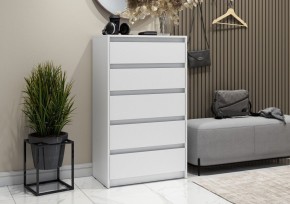 АЙДЕН КМ06-700 Комод 5 ящиков (белый) в Режи - rezh.mebel24.online | фото