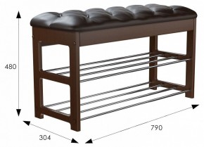 Банкетка-стеллаж для обуви Грейс в Режи - rezh.mebel24.online | фото