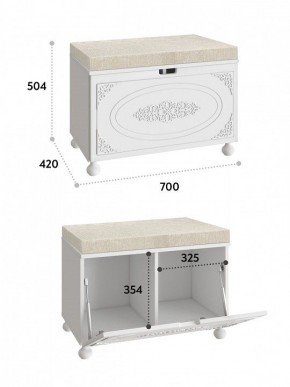 Банкетка-тумба Ассоль АС-70 в Режи - rezh.mebel24.online | фото 3