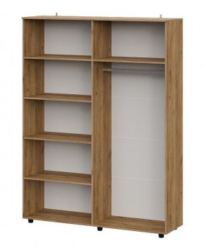 БАЙКАЛ Шкаф четырехстворчатый (Графит/Дуб золотой) в Режи - rezh.mebel24.online | фото 2