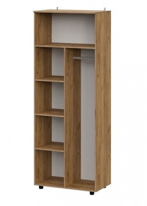 БАЙКАЛ Шкаф двухстворчатый (комбинированный) Графит/Дуб золотой в Режи - rezh.mebel24.online | фото 2