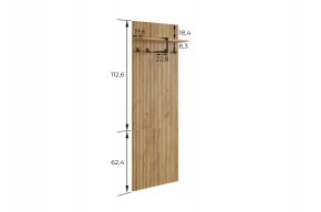 БОДРУМ Прихожая (модульная) дуб крафт золотой в Режи - rezh.mebel24.online | фото 2
