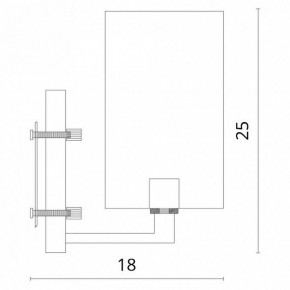 Бра Divinare Porta 5933/01 AP-1 в Режи - rezh.mebel24.online | фото 3